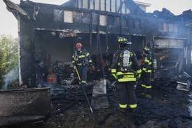 Home damaged in fire Saturday near Woodstock 