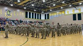 Marseilles National Guard battalion deployed to Fort Bliss, then Kuwait