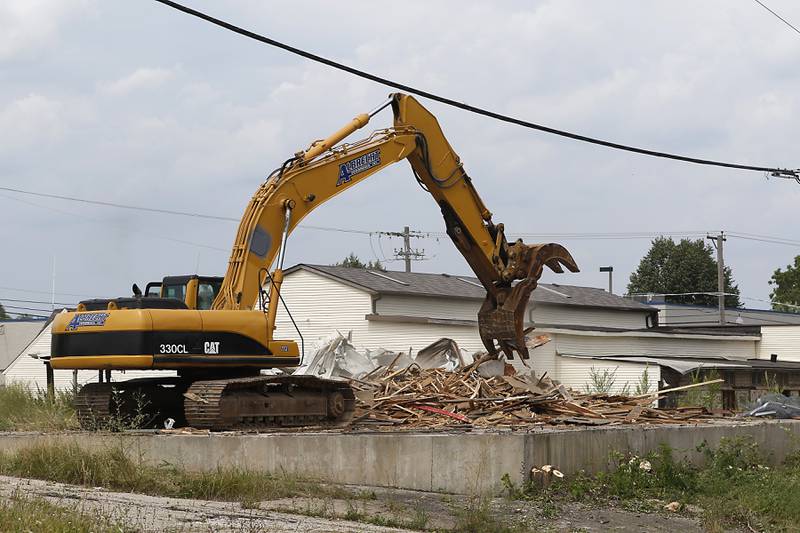 MBI began demolishing the old Lumber Yard site in Woodstock in Friday, Aug. 19, 2022, which officials said could take three to four weeks to complete. Plans on what the site may turn into have not yet been finalized.