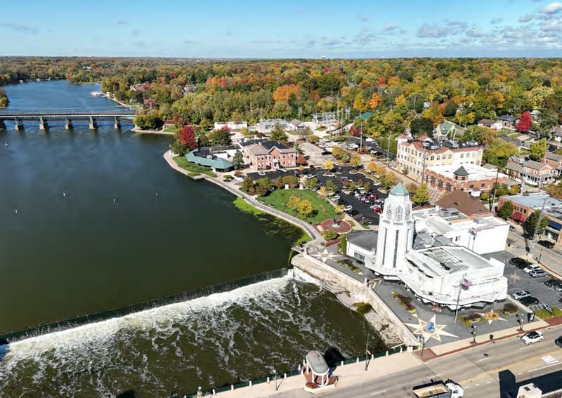 The City of St. Charles hired consultants  to conduct a Downtown Riverfront Property Feasibility Study this summer for the former police department site on the east bank of the Fox River.