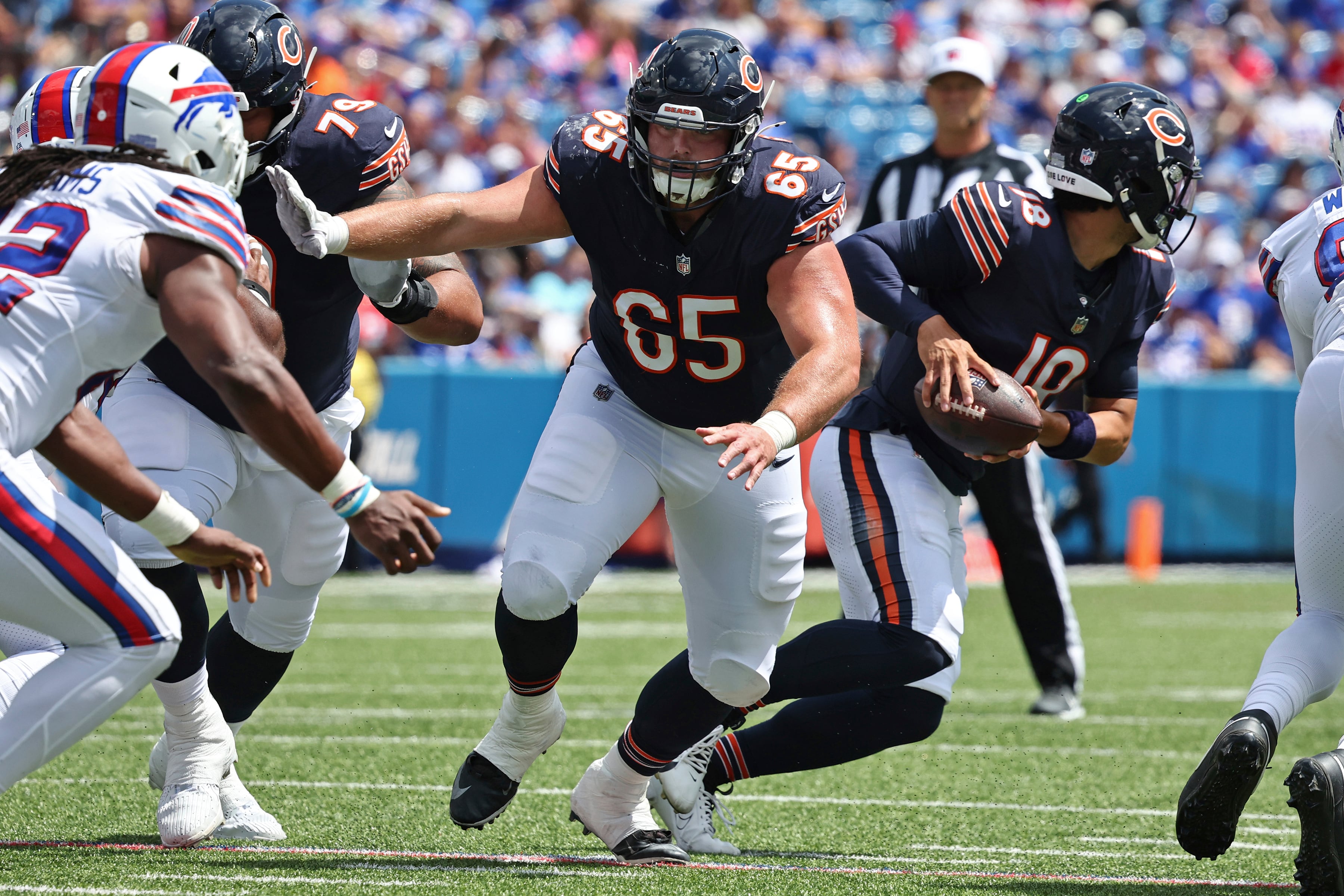 Chicago Bears offensive line can build off performance against Buffalo Bills