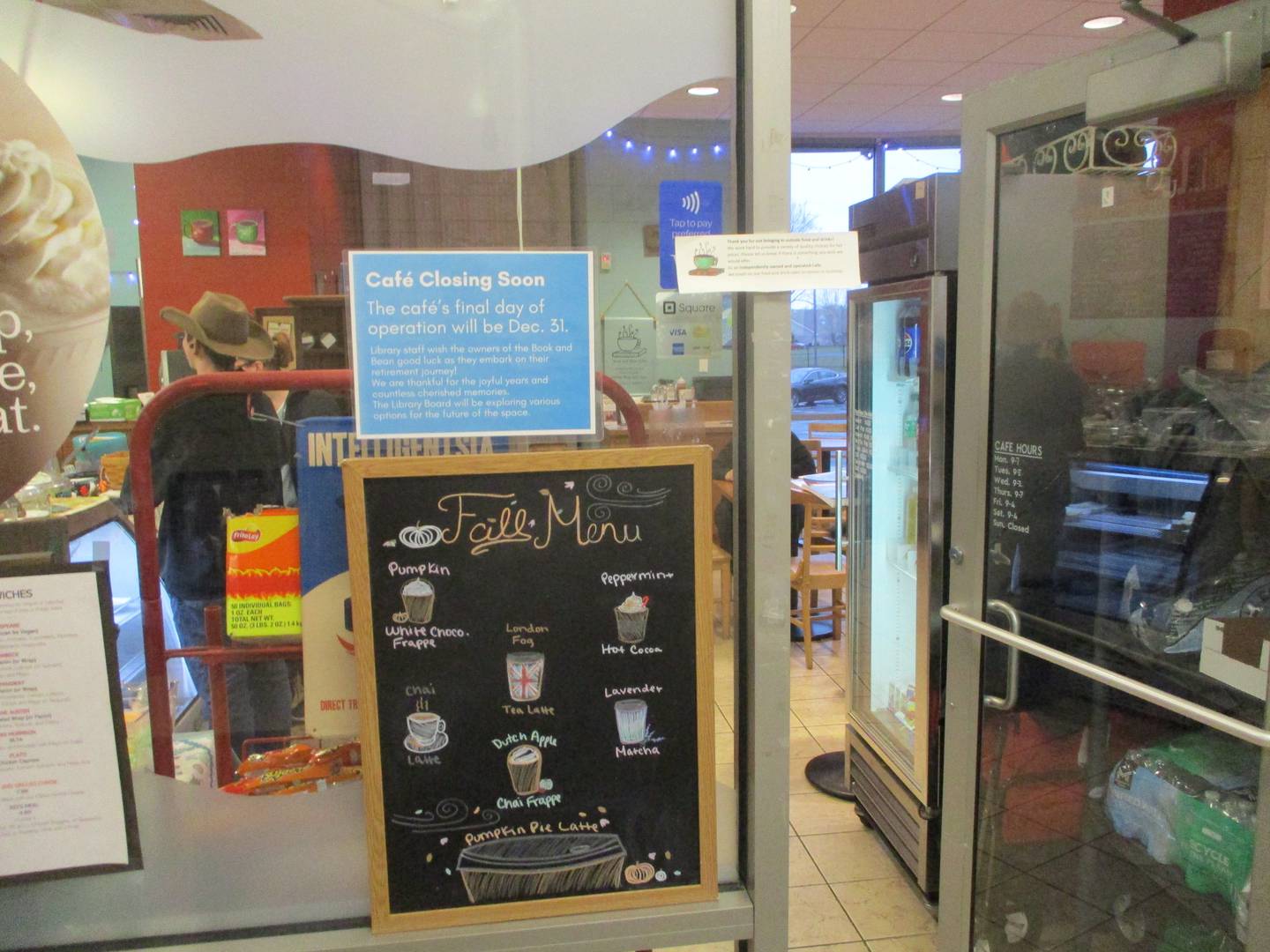 he entrance to the Book and Bean Cafe has been one of the first things library patrons have seen when they enter the Joliet Public Library Black Road Branch. Dec. 2, 2023