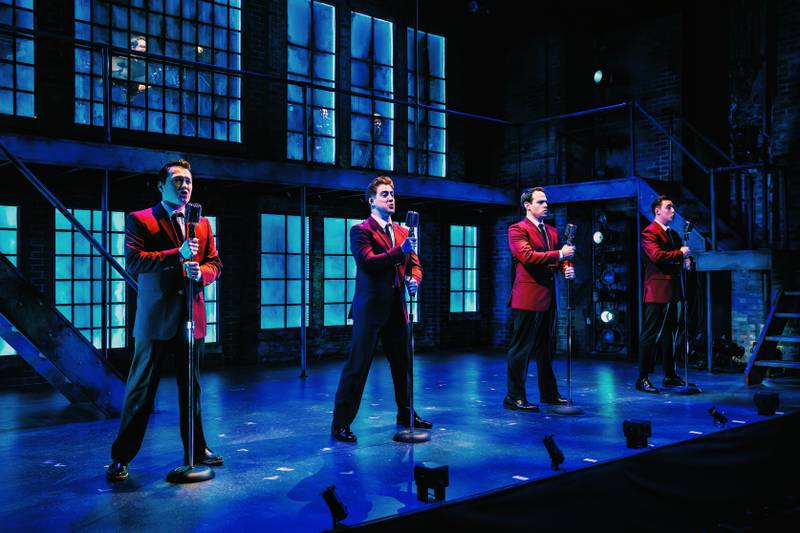 "Jersey Boys" extended through July 28 at Mercury Theater in Chicago.

NWH-TheaterLockwood-JerseyBoys-0413-Metcalf-Aguilar-Evans-MacNaughton - Credit Liz Lauren.JPG