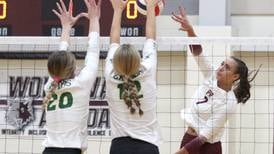 Photos: Crystal Lake South vs. Prairie Ridge Fox Valley Conference volleyball