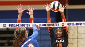 Photos: DeKalb volleyball travels to Genoa to take on Cogs