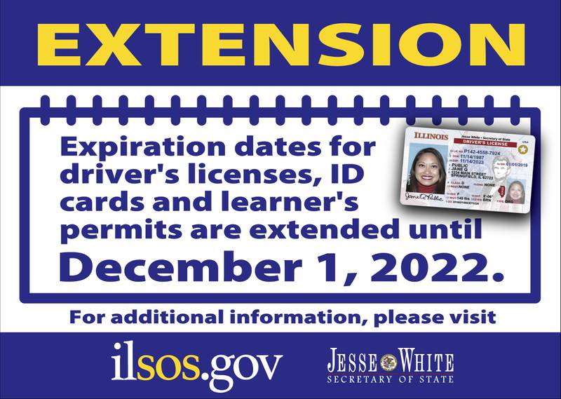 Driver's License and ID Card expiration date extension's advertisement