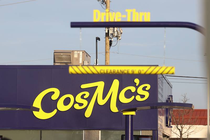 McDonald’s open CosMc’s, the chain's first small format beverage driven concept drive-thru, on Thursday, Dec. 8, 2023, in Bolingbrook.