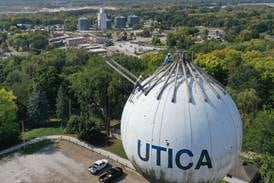 Photos: Utica water tower to get new paint job