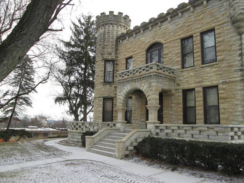 New owners of the old Diocese of Joliet property plan to use the former tribunal building shown here for a winery.