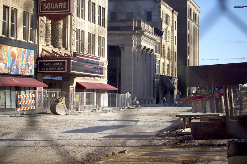 Chicago Street under construction on Saturday, Sept. 13, 2024, in Joliet.