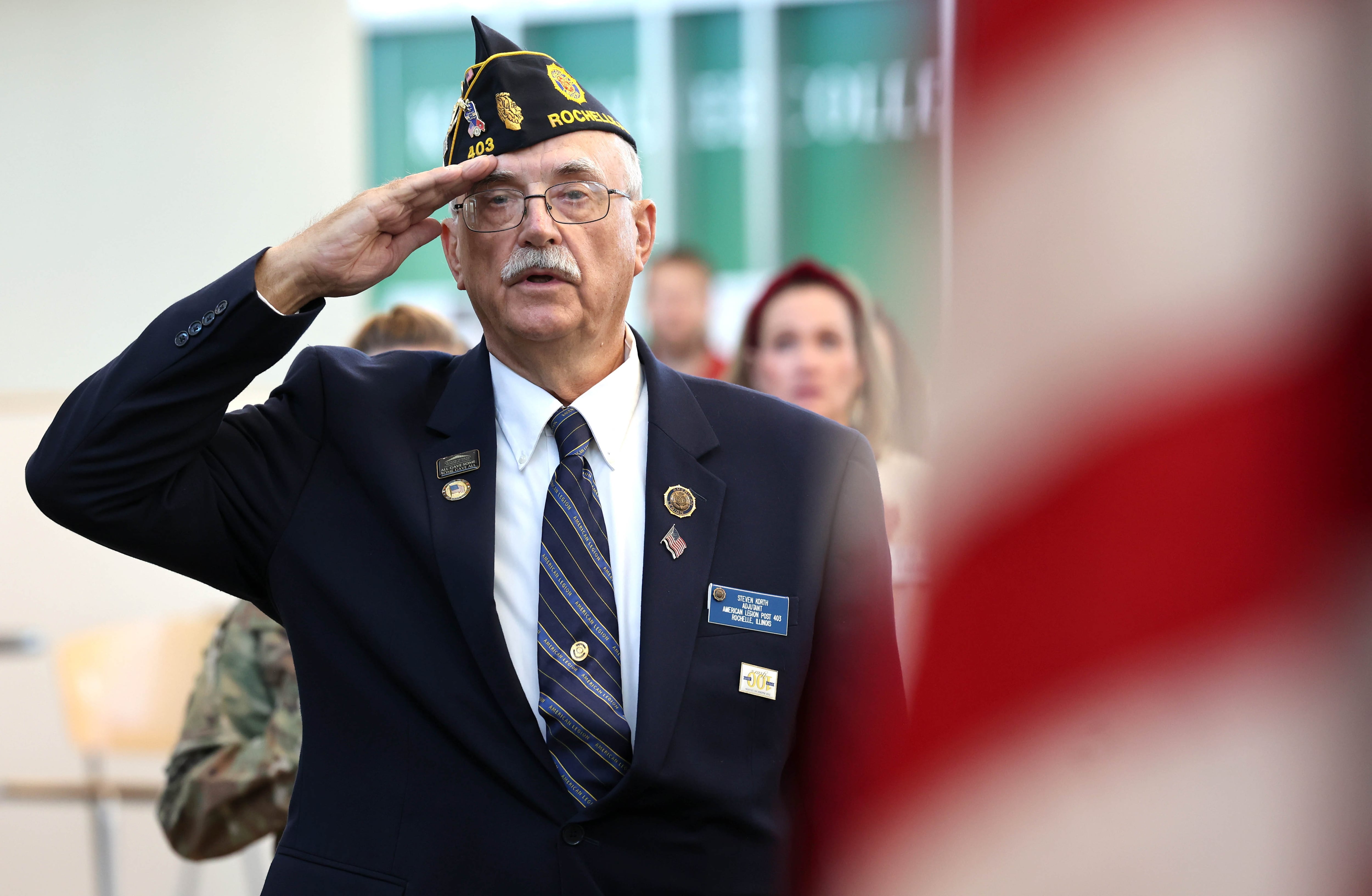A salute to veterans from Kishwaukee College honors those who’ve served