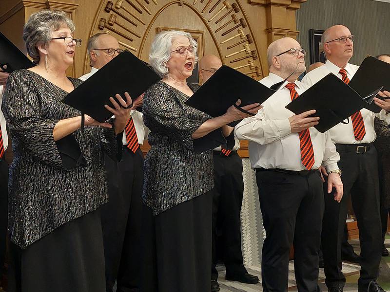 The Prairie Singers performed Tuesday, April 2, 2024, at the Streator Public Library for a spring concert.