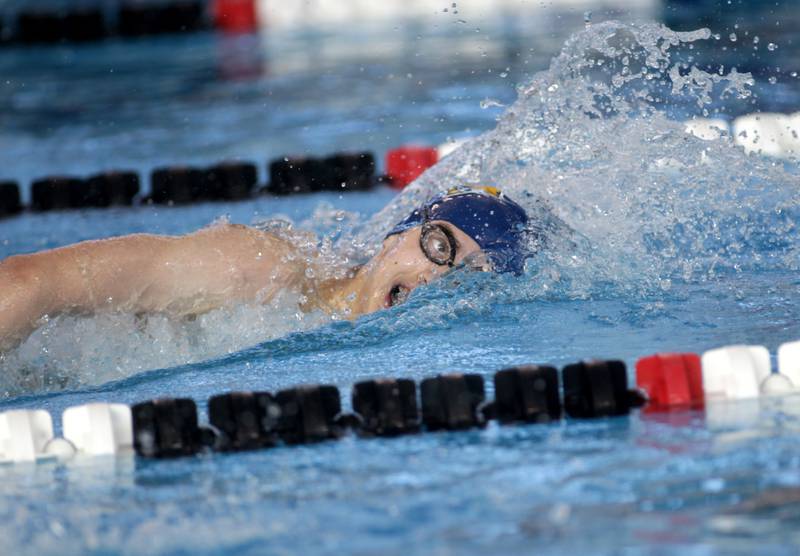 IHSA Boys State Championships at FMC Natatorium in Westmont on Saturday, Feb. 25, 2023.