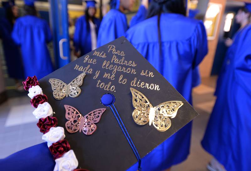 Lyons Township High School holds their graduation ceremony Wednesday May 29, 2024.