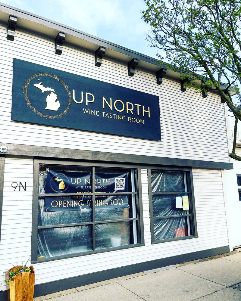 Up North Wine Tasting Room, 9 N. Second St., Geneva, will open at noon on Friday. The new business features wines from Northern Michigan. Provided