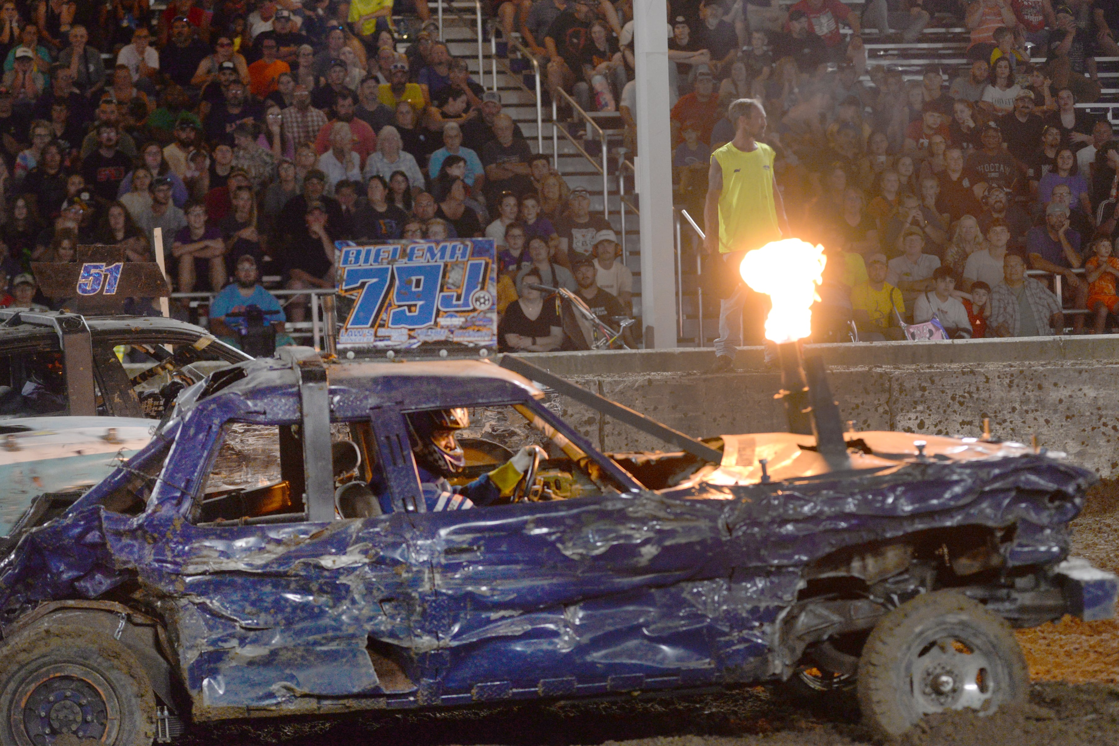 Photos: Whiteside County Fair Demolition Derby