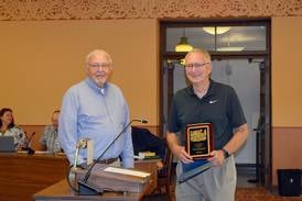 Ogle County Board recognizes Champley for 28 years of animal control service