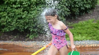 Photos: Splashin' fun at Oregon Park District's Splash Pad