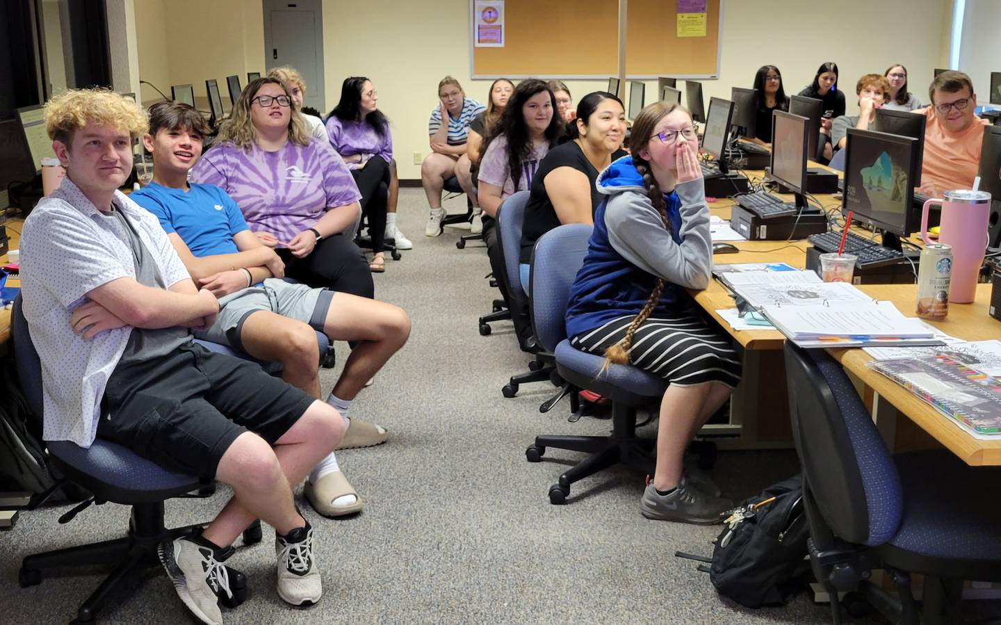 The Get Set class of fall 2023 discovered that quizzes are anything but dull when they’re set up College Knowledge Jeopardy-style, and that time-management lessons spill from Mason jars and tutors deliver tips for tackling tangled math problems. Enrollment is open now for the next session of Illinois Valley Community College’s weeklong college readiness course.