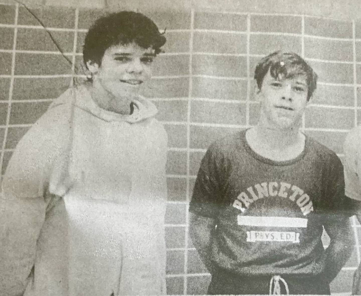 Kent Purvis (left) and Geno Storm were known as the "Dynamic Duo" running  for the Princeton Tigers track and cross country teams, graduating in 1971. Purvis said that Storm, who passed away Tuesday, "ran with grit and a never give up attitude."