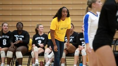 Photos: St. Charles North defeats Oswego in girls volleyball