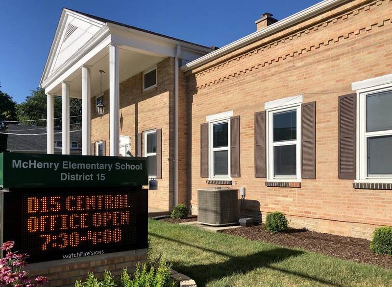 McHenry School District 15 is photographed Wednesday, Aug. 12, 2020, in McHenry.