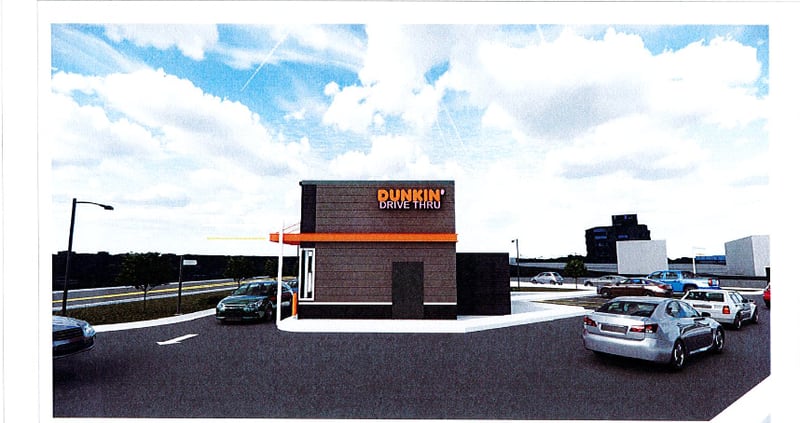 Dunkin’ plans to build a drive-thru kiosk at the intersection of Route 71 and Washington Street in Oswego after Scooter’s Coffee dropped its plans for the property.