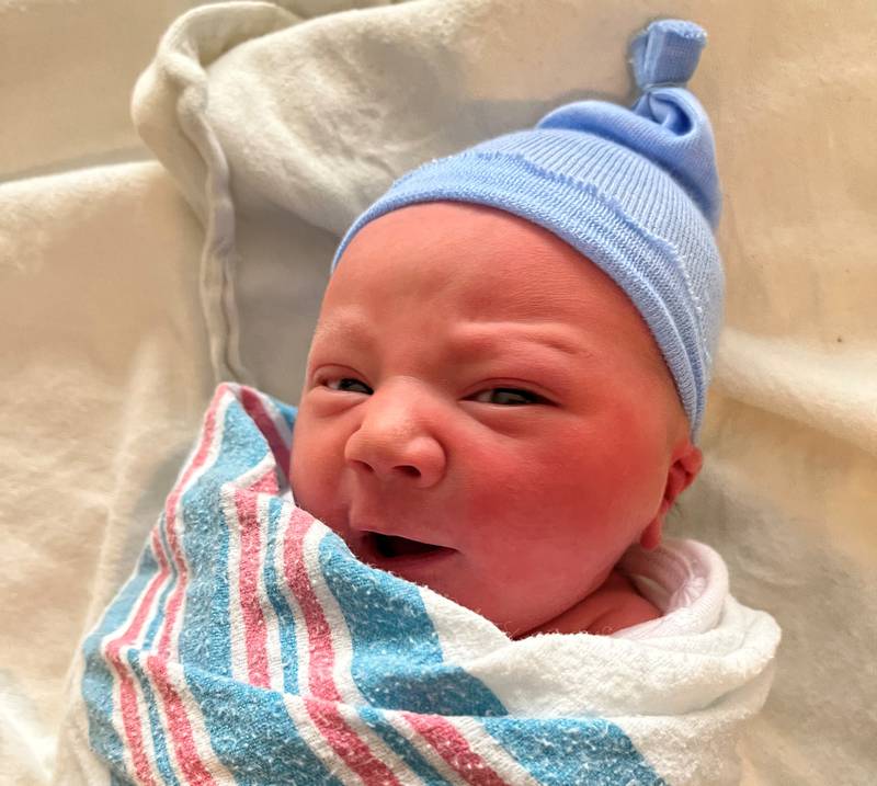 Arthur Ronnie Rathie was the first baby born at Advocate Good Shepherd Hospital in Barrington in 2022.