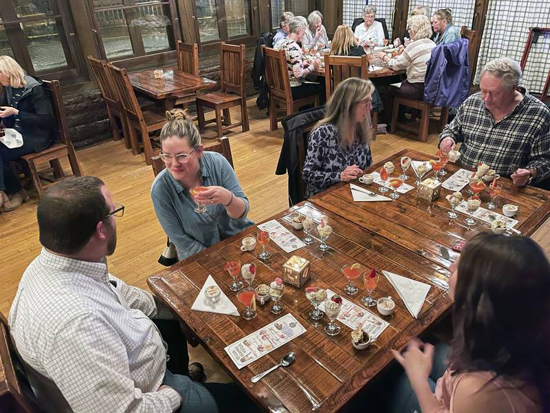 The first Trolley Trio Progressive Dinner of the season is Thursday, Nov. 9, 2023, and will repeat on select Thursday nights through April. The dinners are a collaboration between August Hill Winery in Peru, Camp Aramoni in Tonica and Starved Rock Lodge.