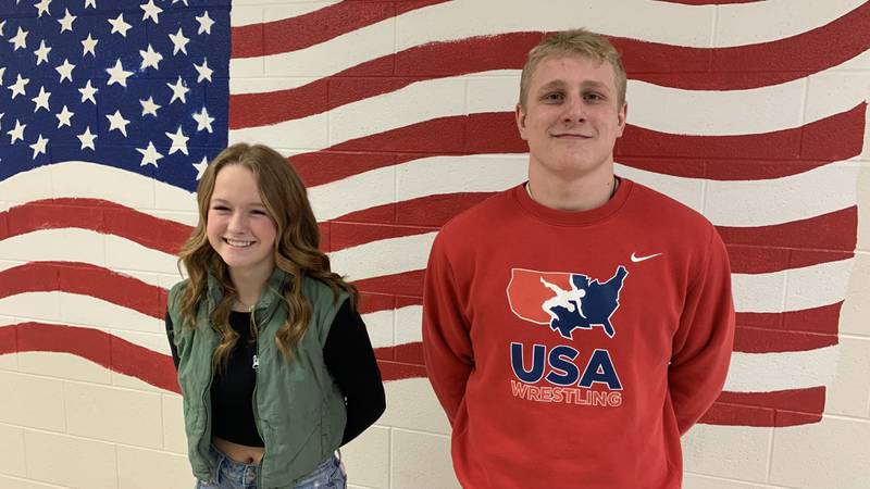 Coal City High School sophomores Sydney Larson (left) and Cade Poyner (right) have been selected to represent their school at leadership conferences this summer. Larson will attend the Hugh O'Brian Youth Leadership [HOBY] Conference at Loyola University in Chicago and Poyner will attend the Illinois Leadership Seminar at Illinois Wesleyan University in Bloomington.