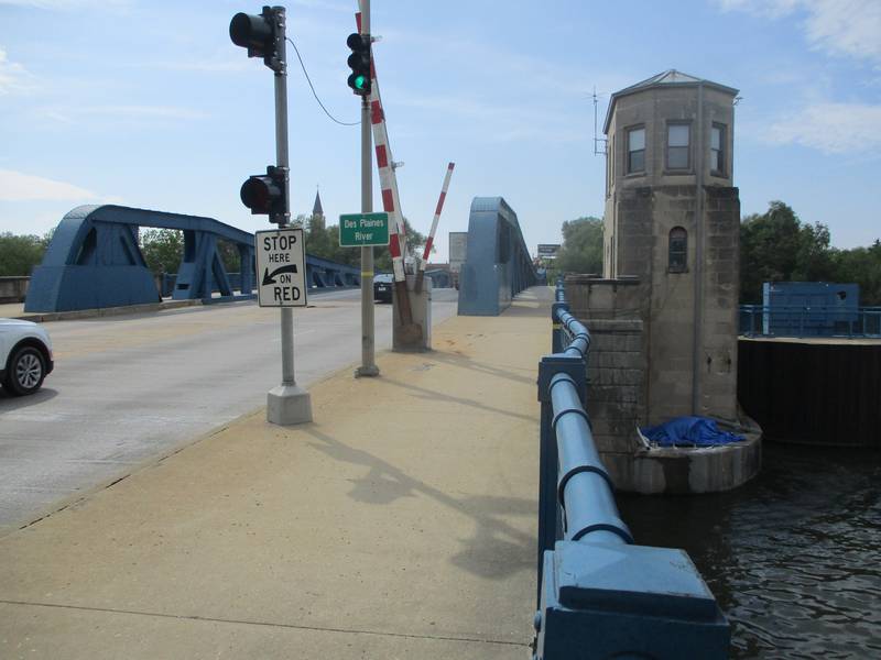 The Ruby Street bridge in downtown Joliet, closed for emergency repairs on May 3, was reopened by mid-afternoon on Tuesday. May 14, 2024.
