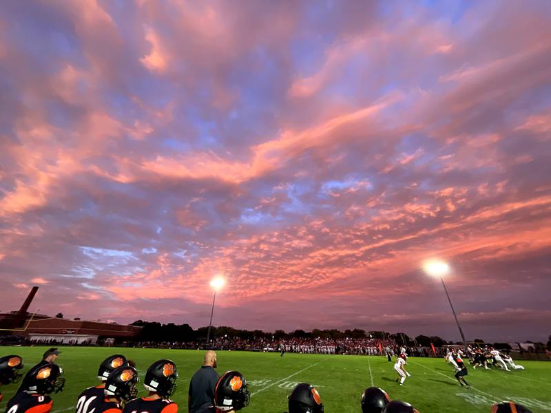 Huntley faces off against Crystal Lake Central in varsity football on Friday, Aug. 30, 2024, at Metcalf Field on the campus of Crystal Lake Central High School in Crystal Lake.