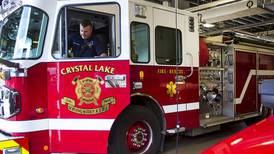 Fire breaks out inside wall of Crystal Lake home