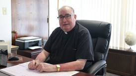 St. Joseph Joliet pastor Father Tim Andres says goodbye