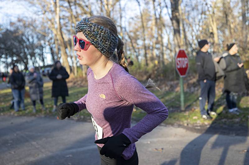 Runners compete in St. Anne’s 12th annual Turkey Trot Thursday, Nov. 23, 2023 at Lowell Park in Dixon.