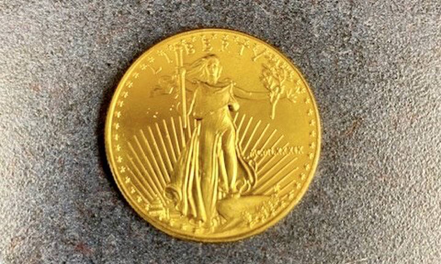 $50 Gold American Eagle Coin donated to the Salvation Army Tri-Cities Corps in the donation basket earlier this month.