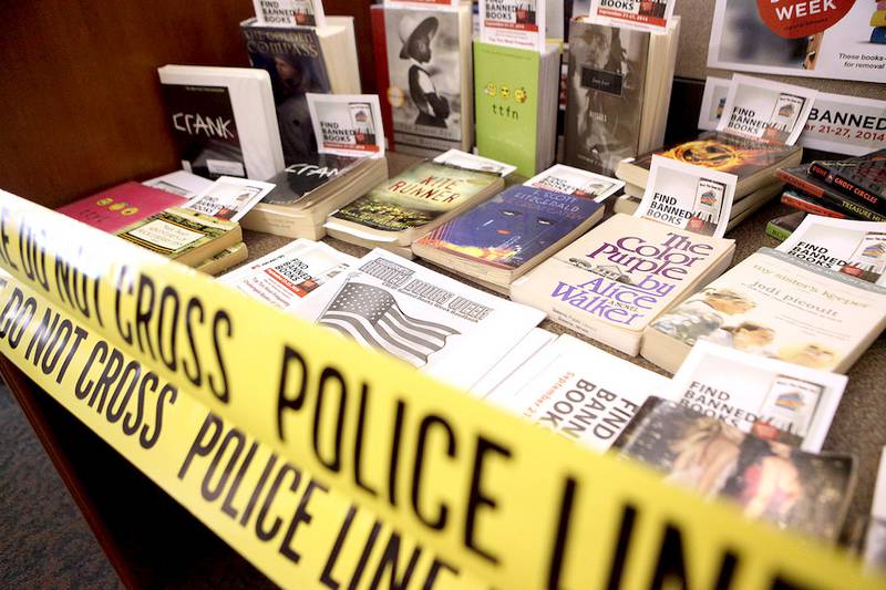 The Batavia Public Library has a display of banned or challenged books in conjunction with Banned Book Week, which runs Sept. 21-27.