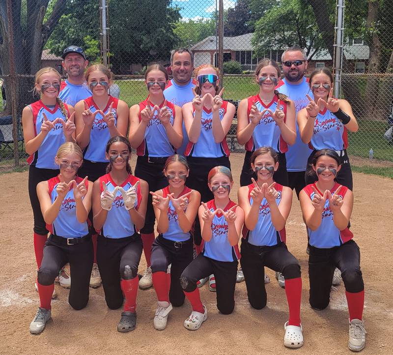 The Oglesby Major League (12U) softball team defeated Spring Valley 3-0 on Sunday at Sunset Park in Peru to capture the District 20 title and advance to next weekend's state tournament in Rushville.
