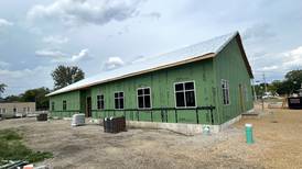 New city of Polo, Buffalo Township municipal building halfway done