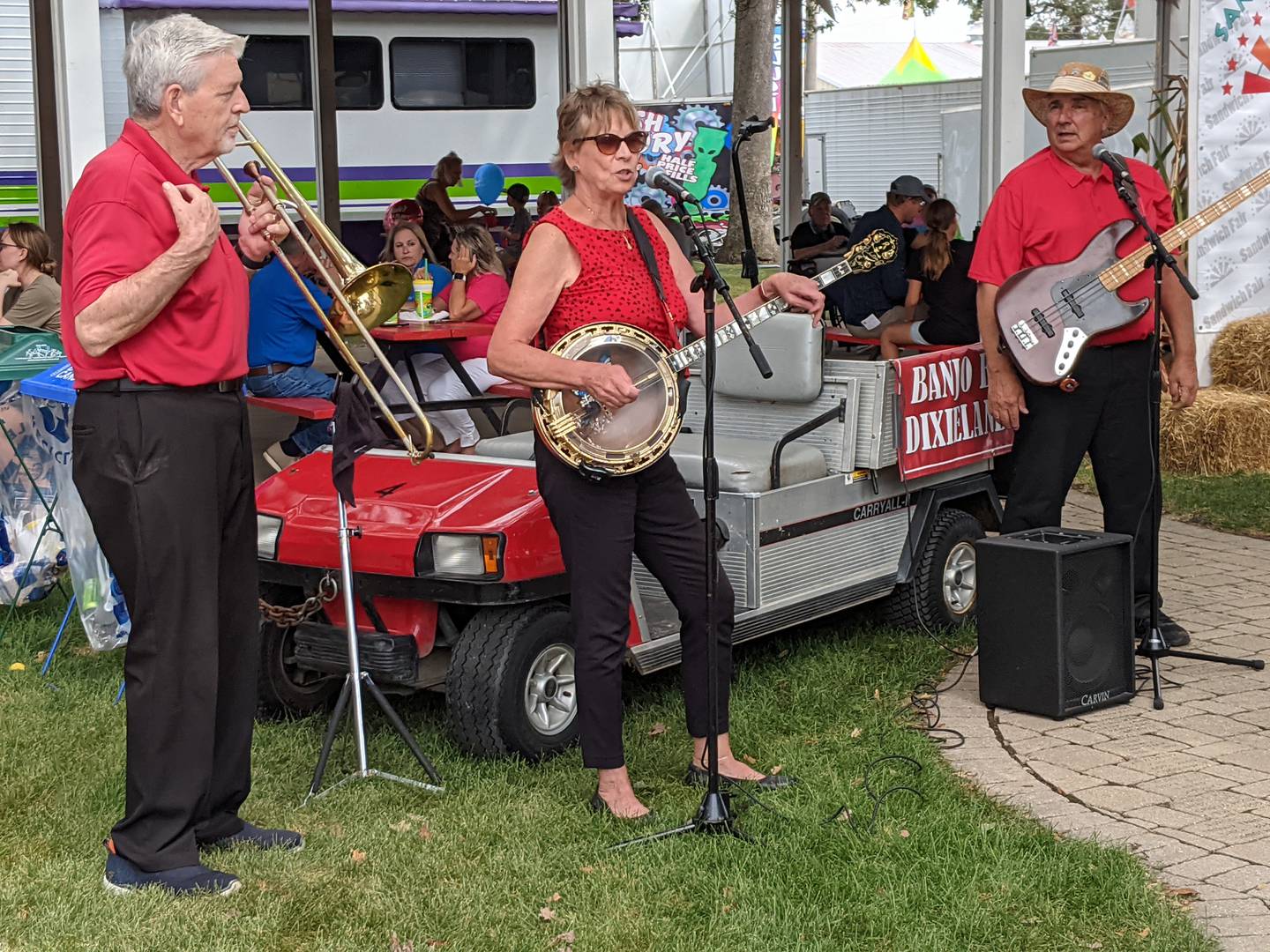 For 20 years, the Banjo Buddies Dixieland Band has been entertaining those who come to the Sandwich Fair.