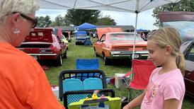 Day of 1st for two families and their rides at Hib Reber Memorial Car Show in Byron