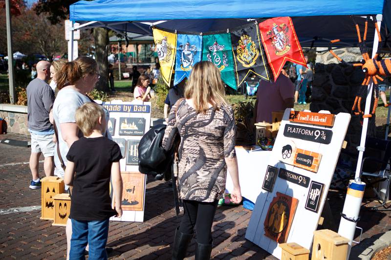 Vendors at the Witches and Wizards of Woodstock on Sunday, Oct. 20,2024 in Woodstock.