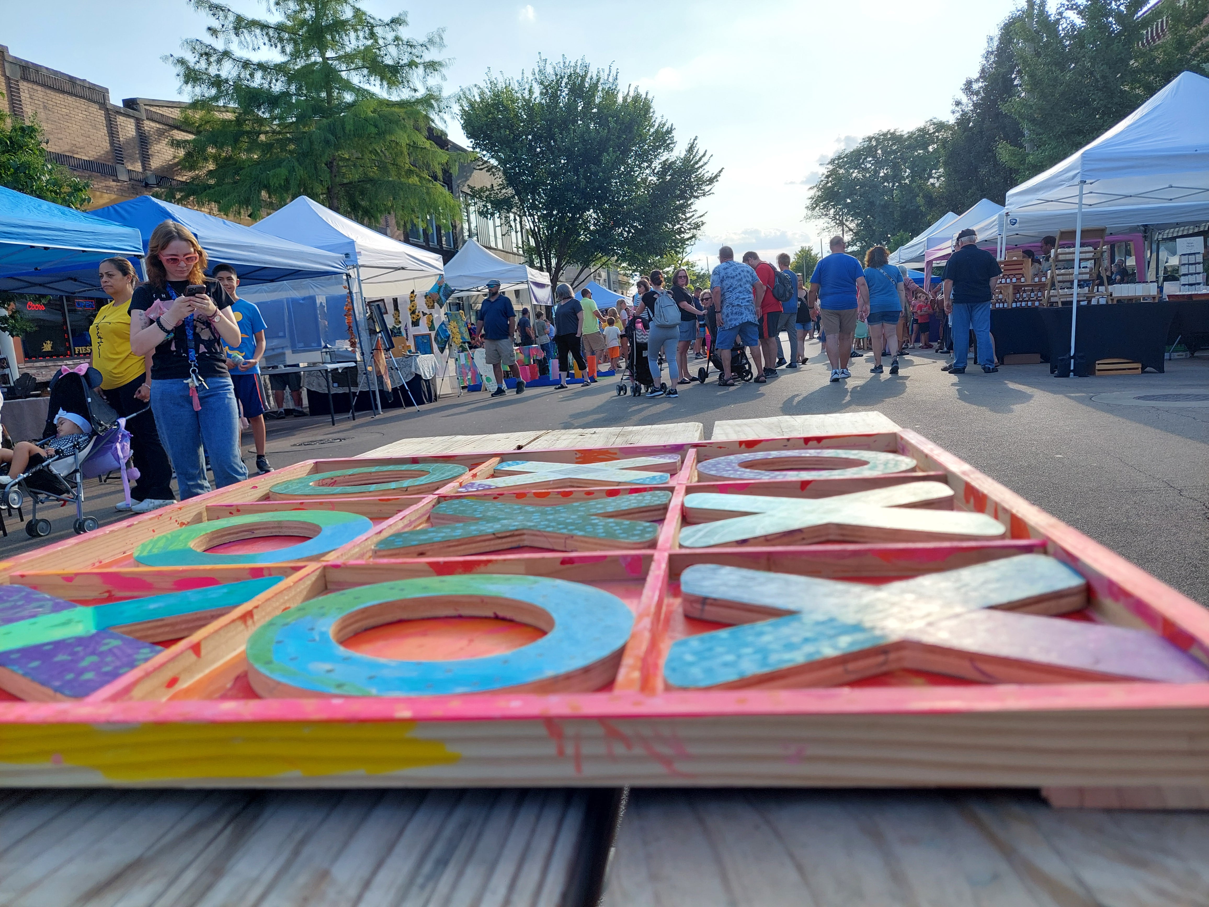 There were plenty of games and activities for visitors of the Third Friday Artisan Market on Friday, July 19, 2024, in downtown Ottawa.