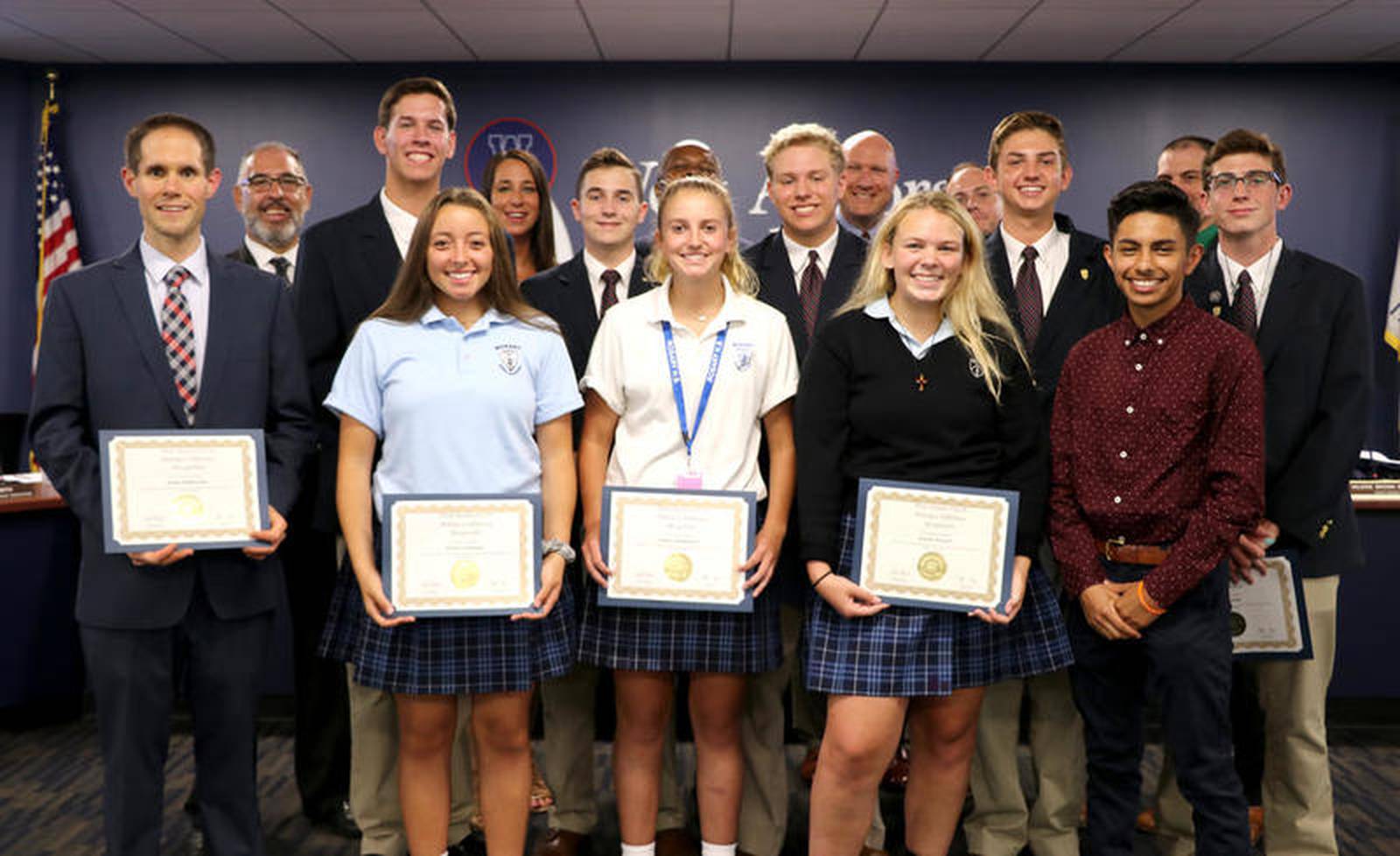 Marmion Academy and Rosary High School recognized for making a