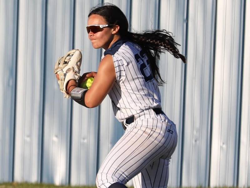 Former Oswego East star Mia Corres, now a freshman at Rose State College in Oklahoma, is leading all JUCO Division I batters in hitting through 26 games.