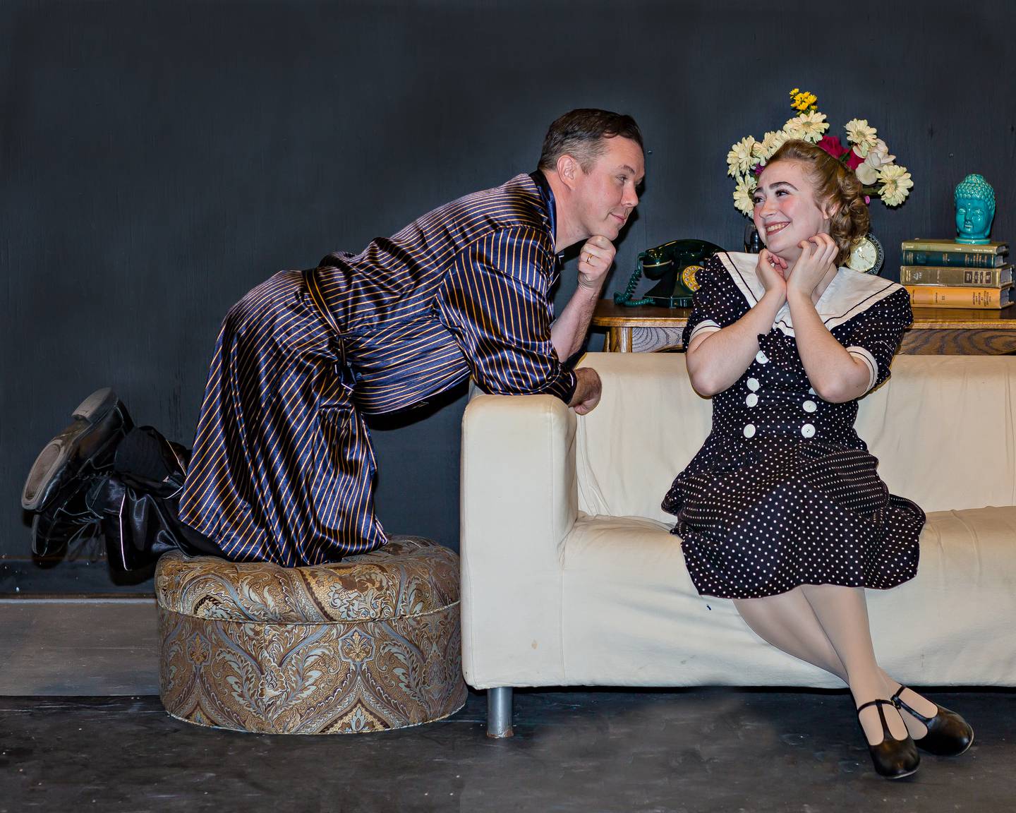McHenry County College’s Black Box Theatre’s production of “Present Laughter”  by Noel Coward - 2024