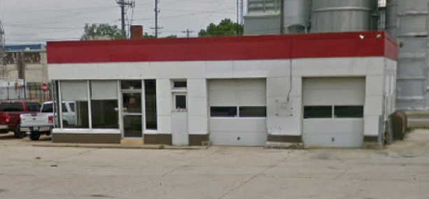 The northeast corner of First Avenue and Dixon Avenue in Rock Falls once was home to this auto repair shop. The building was demolished in August 2023, and by the end of the year a Scooter's Coffee drive-thru is expected to be up and running.