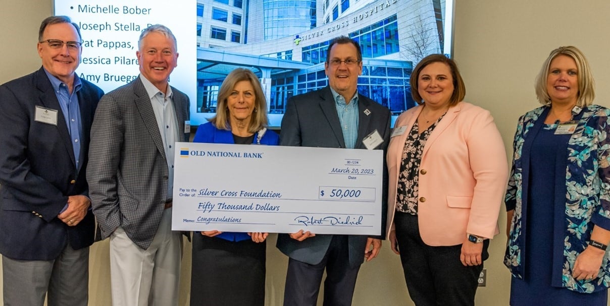 New Lenox hospital foundation, Old National Bank announce corporate partnership
