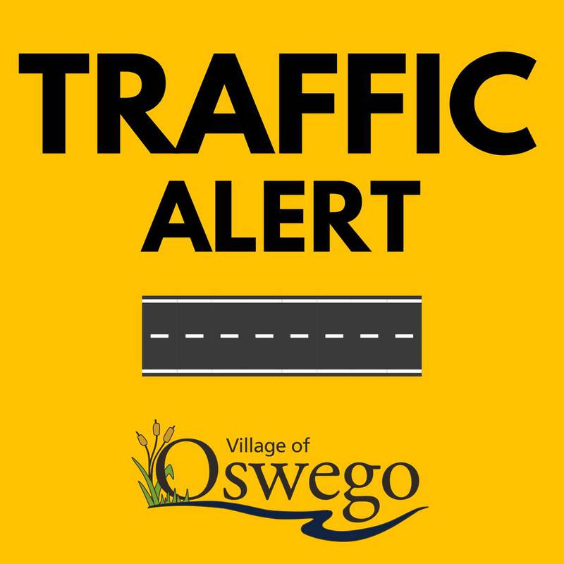 Wolfs Crossing in Oswego will be closed to all traffic between Fifth Street and Roth Road during the day Friday and Saturday as the contractor for Sonoma Trails subdivision installs utility pipes near the intersection.