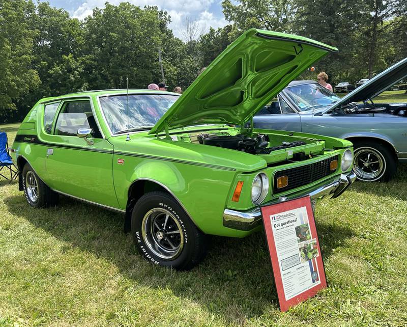 Matt Woodstrup of Sycamore brought his 1972 AMC Gremlin to the Nashional Car Show at the Stronghold Camp & Retreat Center on Saturday, June 29, 2024.